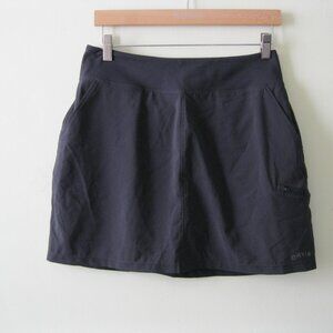 Orvis Women Athletic Stretch Skort,1 zip & 2 side Pockets, Golf, Tennis Black S